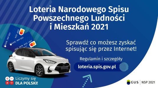 UWAGA! Loteria Narodowego Spisu Powszechnego Ludności i Mieszkań!